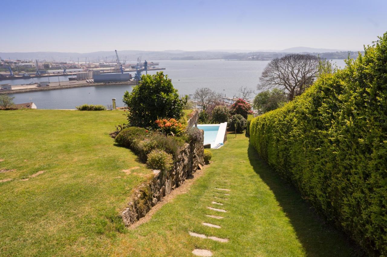 Apartamento Con Piscina Y Excelentes Vistas Ferrol Eksteriør bilde