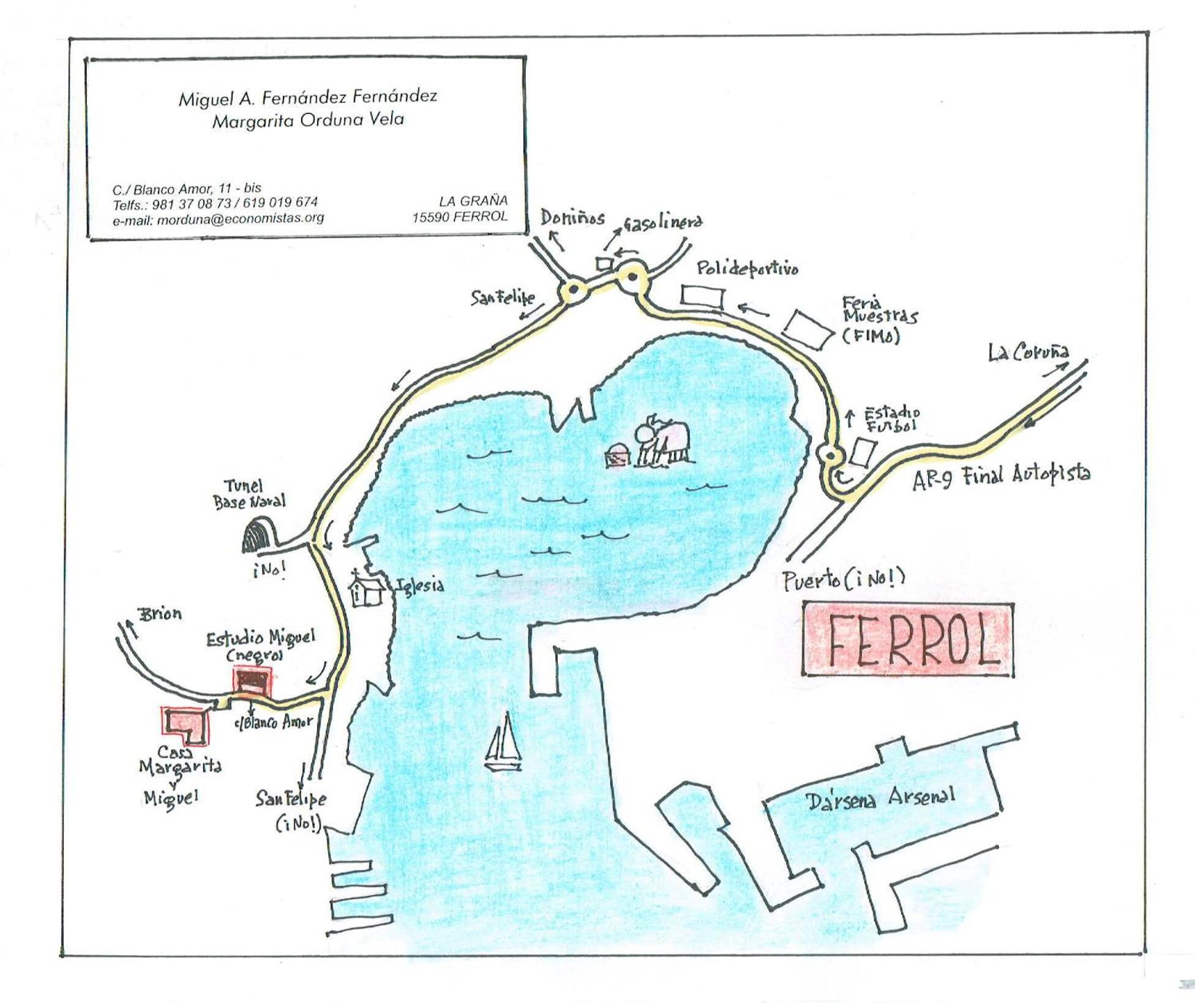 Apartamento Con Piscina Y Excelentes Vistas Ferrol Eksteriør bilde